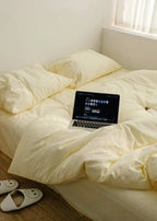 Pastel Duvet Cover / Yellow Ever Lasting