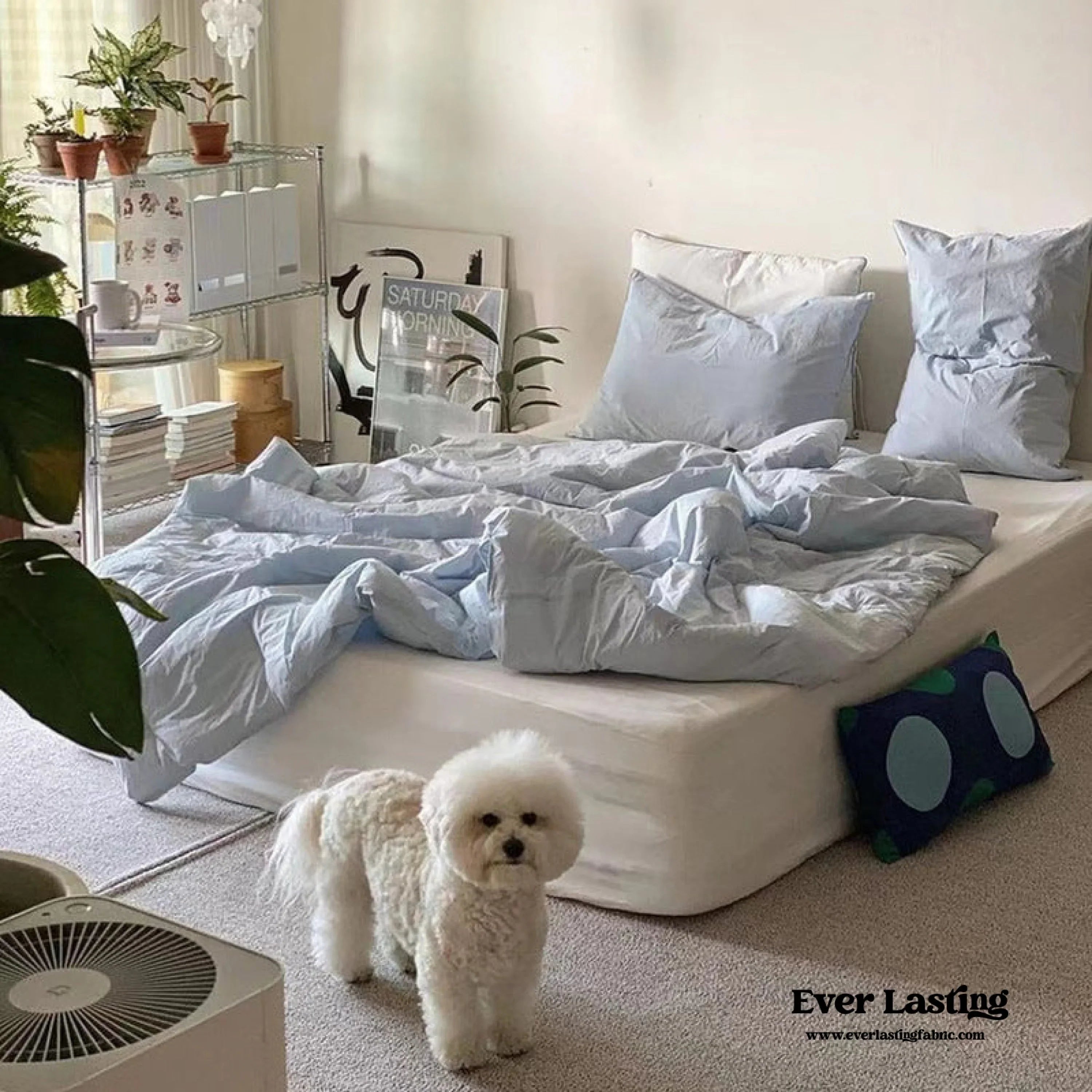 Pastel Duvet Cover / Blue Ever Lasting