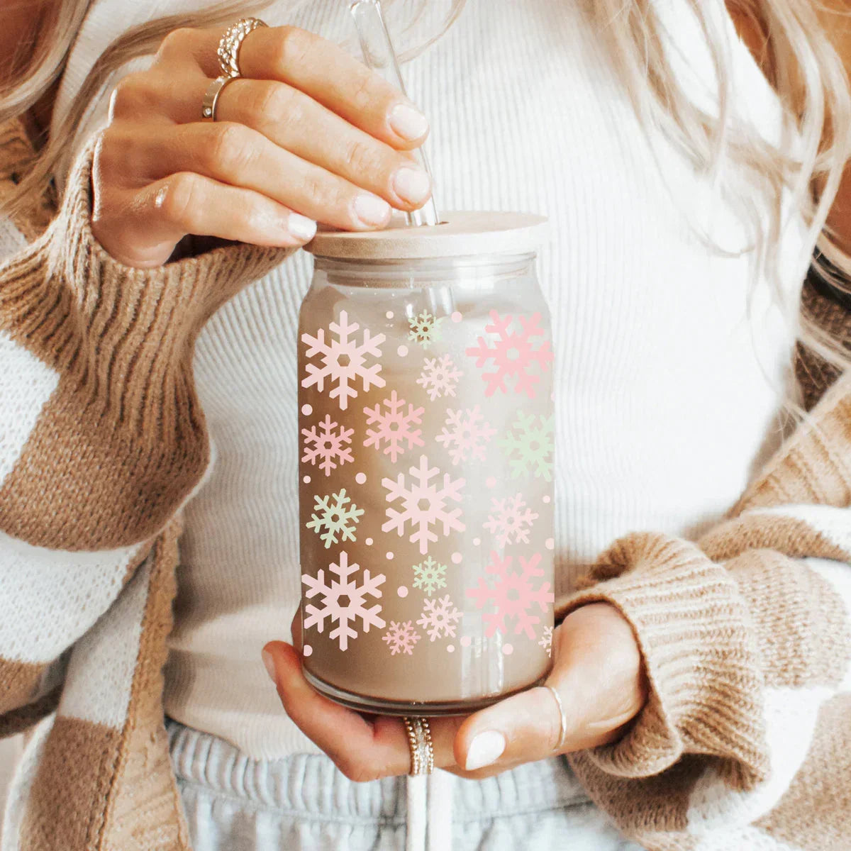 Pastel Snowflakes 17oz Gia Roma