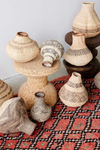 Patterned Binga Nongo Gourd Woven Basket Kanju Interiors