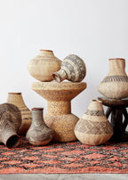 Patterned Binga Nongo Gourd Woven Basket Kanju Interiors