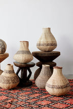 Patterned Binga Nongo Gourd Woven Basket Kanju Interiors