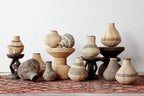 Patterned Binga Nongo Gourd Woven Basket Kanju Interiors