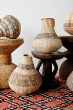 Patterned Binga Nongo Gourd Woven Basket Kanju Interiors