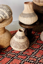 Patterned Binga Nongo Gourd Woven Basket Kanju Interiors