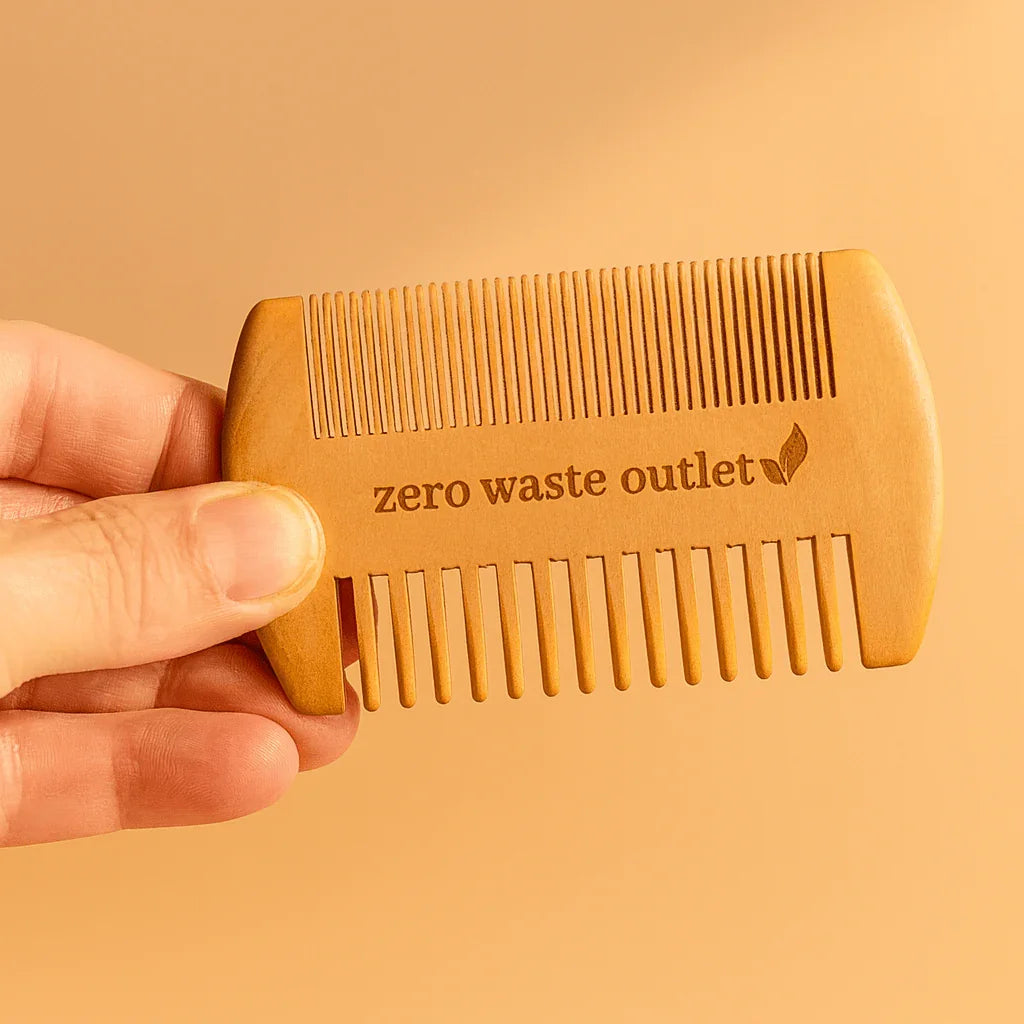 Pear Wood Pocket Comb Zero Waste Outlet