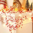 Christmas imitation pearl string lights, LED lights, festive decorations, suitable for Christmas, Valentine's Day, wedding venue decoration, gift presentation, room decoration, Christmas tree decoration, for creating festive House Of Avana