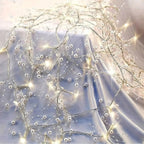 Christmas imitation pearl string lights, LED lights, festive decorations, suitable for Christmas, Valentine's Day, wedding venue decoration, gift presentation, room decoration, Christmas tree decoration, for creating festive House Of Avana [[SKU:HOA-GDN-403]]
