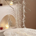 Christmas imitation pearl string lights, LED lights, festive decorations, suitable for Christmas, Valentine's Day, wedding venue decoration, gift presentation, room decoration, Christmas tree decoration, for creating festive House Of Avana [[SKU:HOA-GDN-403]]