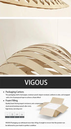 Pendant Lamp - Minimalist Wood Fish Bone
