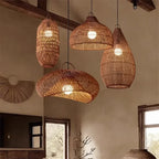 Pendant Lamp - Vintage Wicker Rattan