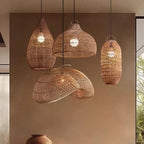 Pendant Lamp - Vintage Wicker Rattan