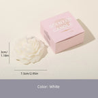 White soy wax peony scented candles, single-wick, handcrafted floral décor - House of Avana