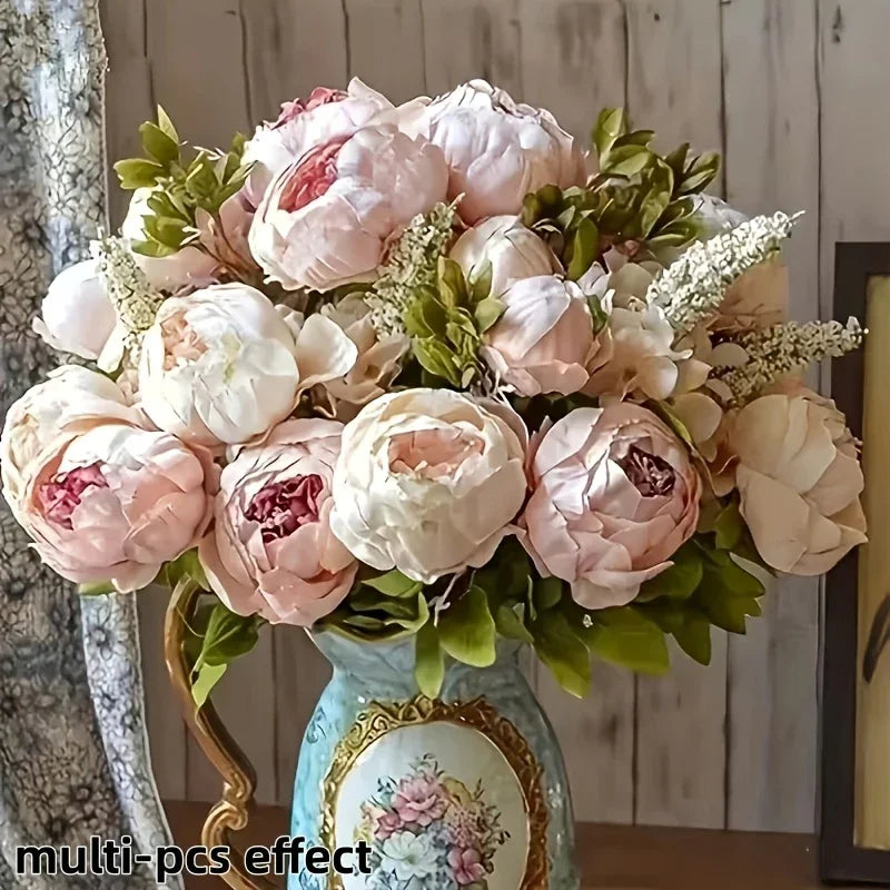 Peony Set - Realistic Floral White