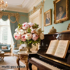 Peony Set - Realistic Floral White