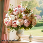 Peony Set - Realistic Floral White