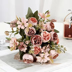 Peony Set - Realistic Floral White