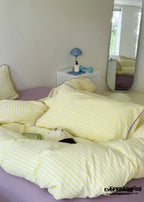 Pepper Candy Stripe Bedding Set / Fuchsia Ever Lasting