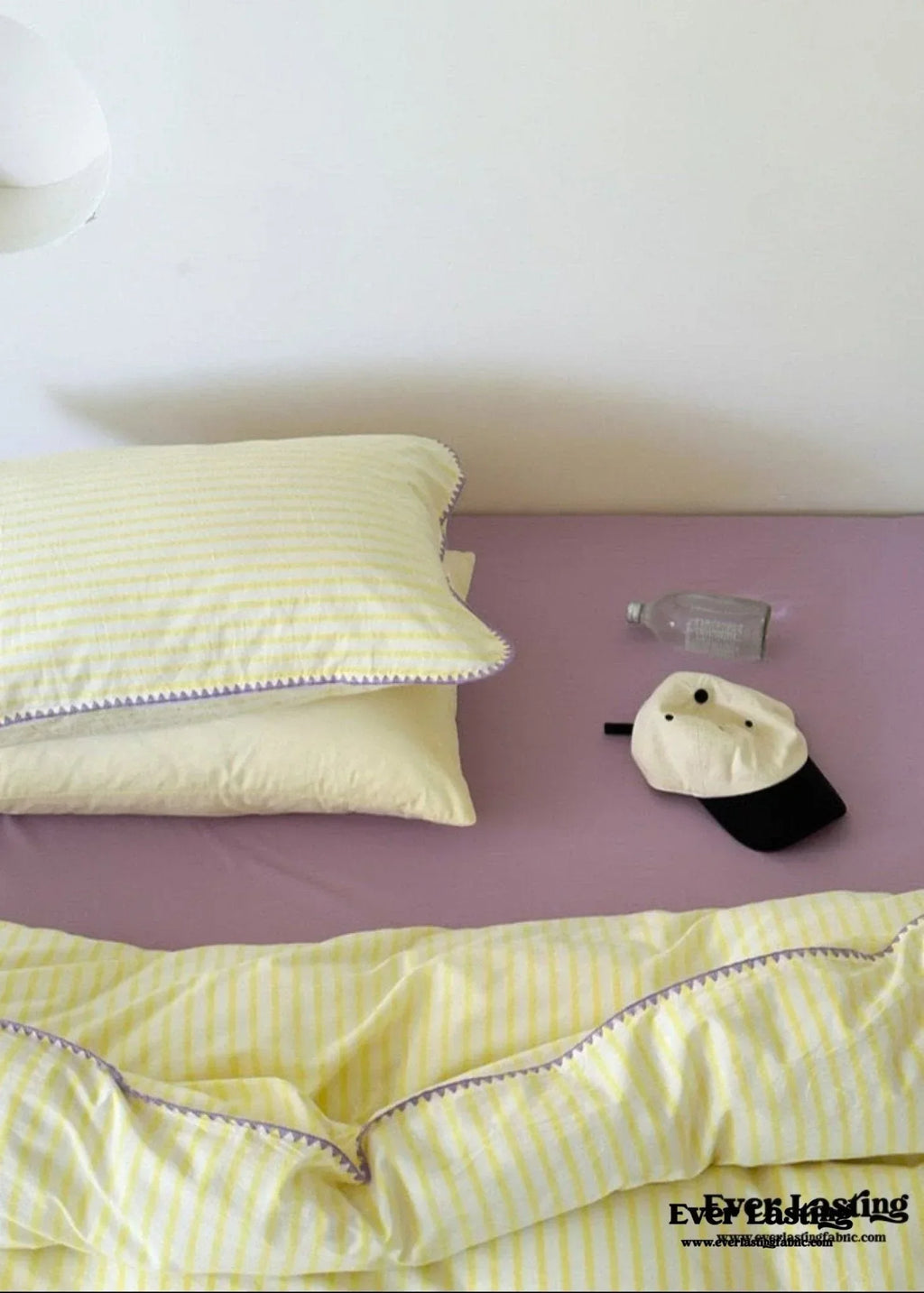 Pepper Candy Stripe Bedding Set / Fuchsia Ever Lasting