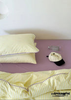 Pepper Candy Stripe Bedding Set / Fuchsia Ever Lasting