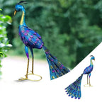 Perfect Metal Peacock Statue - Elegant Outdoor Garden, Lawn, and Patio Decor for Parties & Weddings House Of Avana