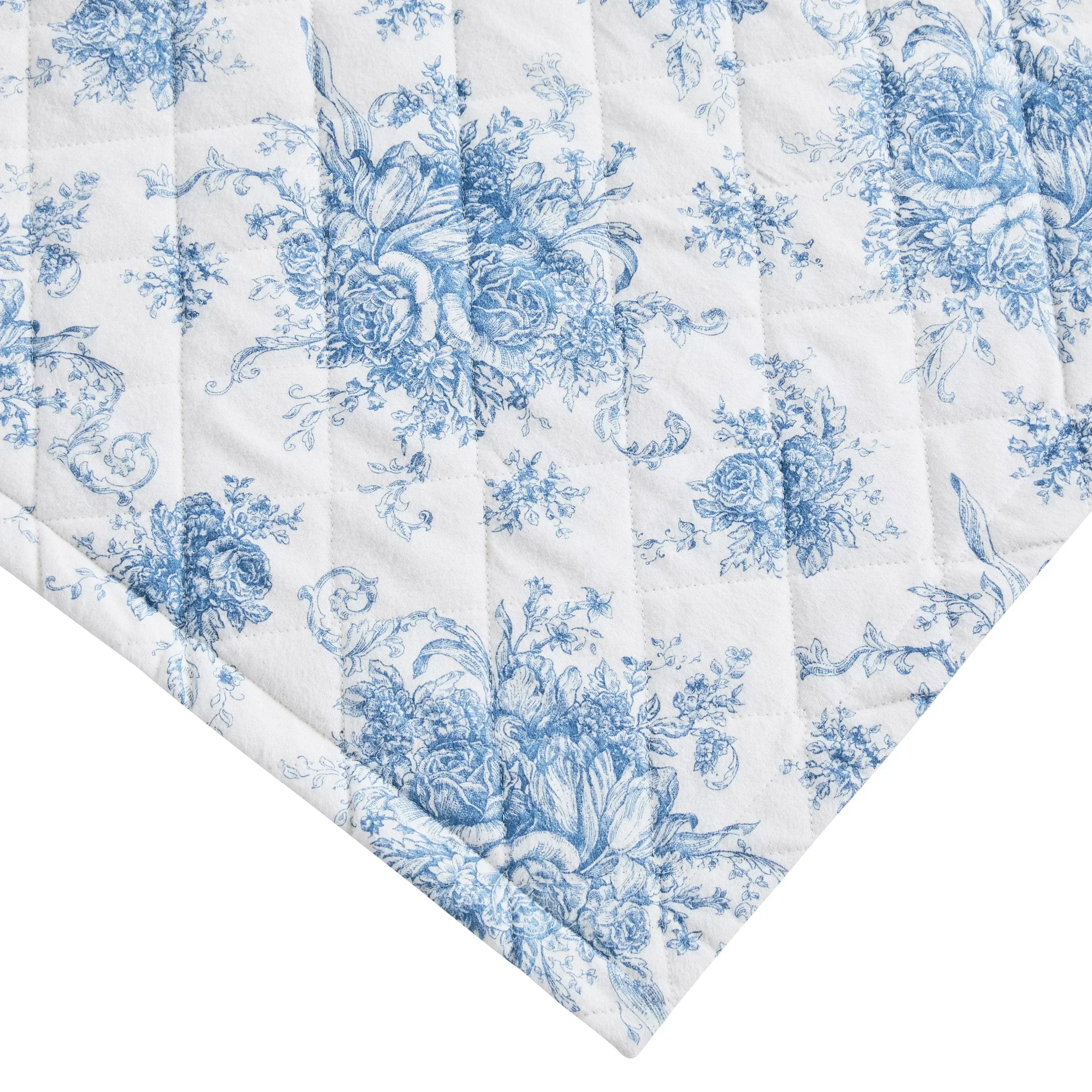 Petit Toile Cotton Flannel Quilt Set Mélange Home