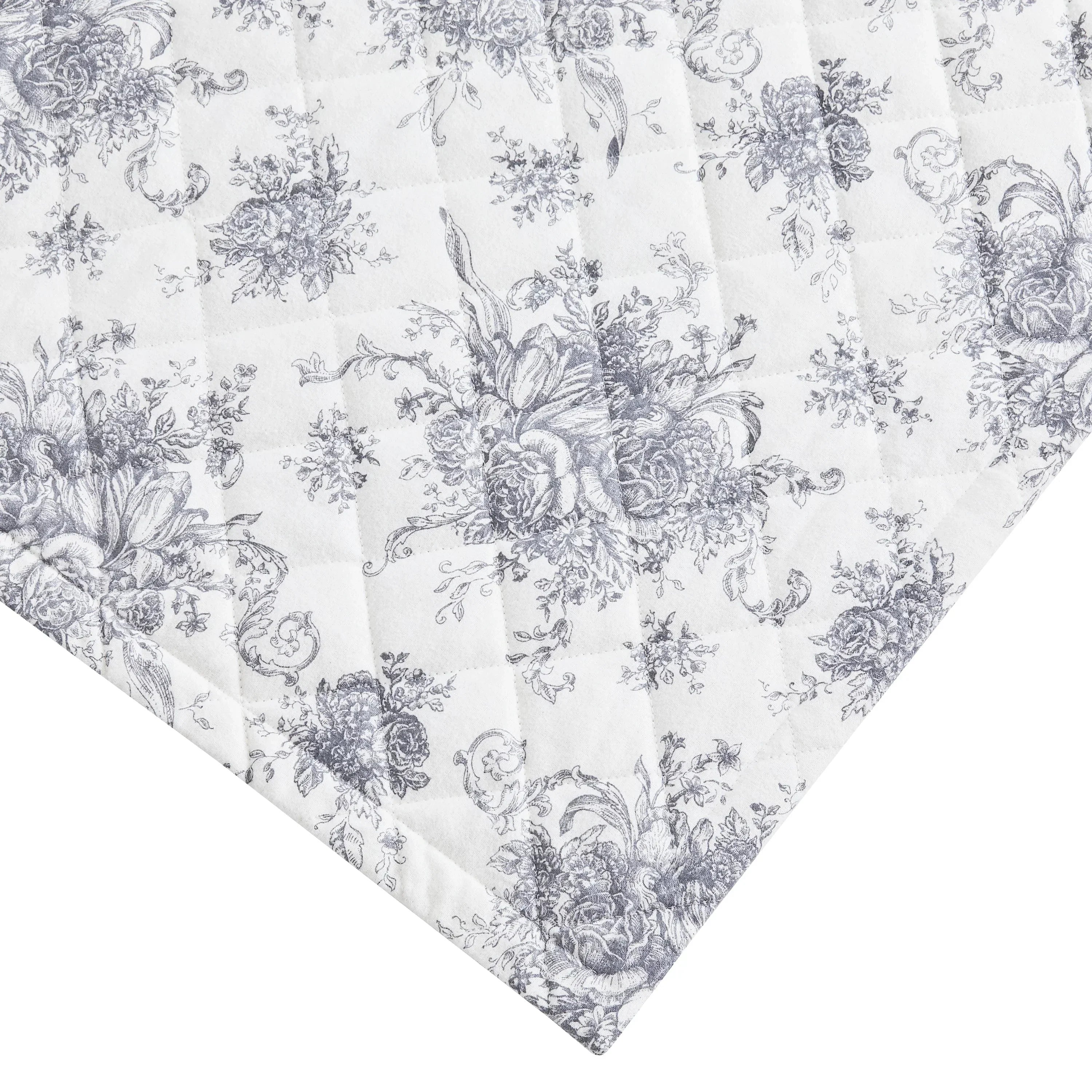Petit Toile Cotton Flannel Quilt Set Mélange Home