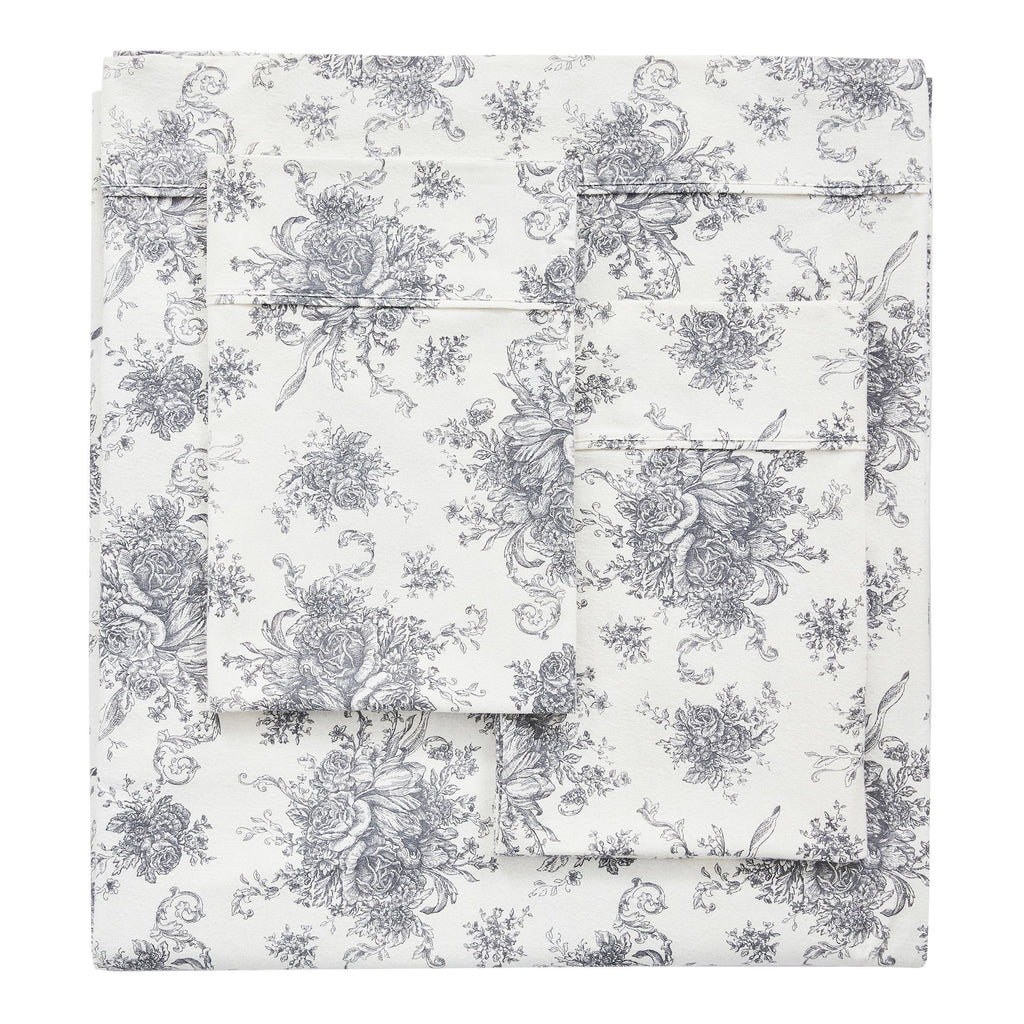 Petit Toile Flannel Sheet Sets Mélange Home