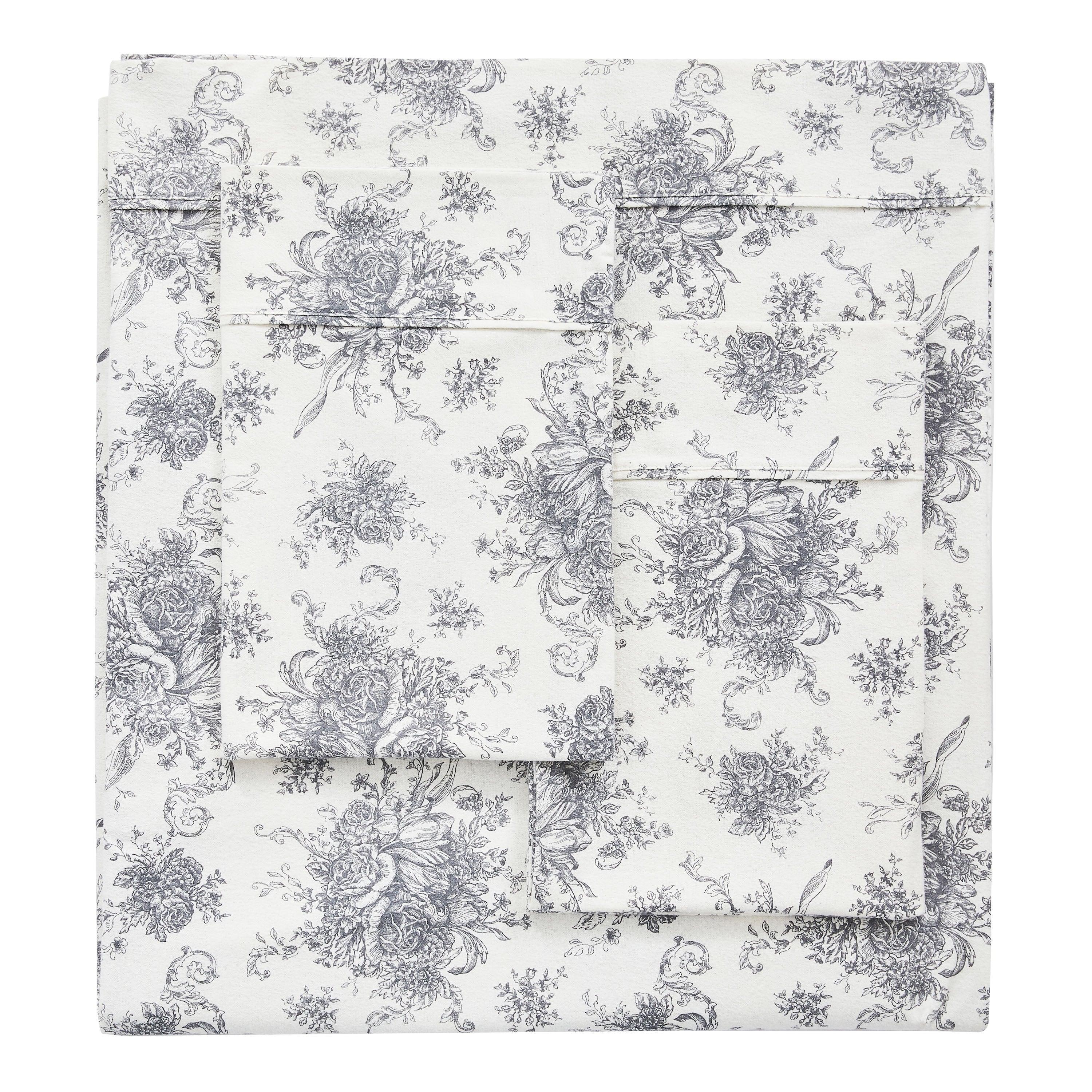 Petit Toile Flannel Sheet Sets Mélange Home