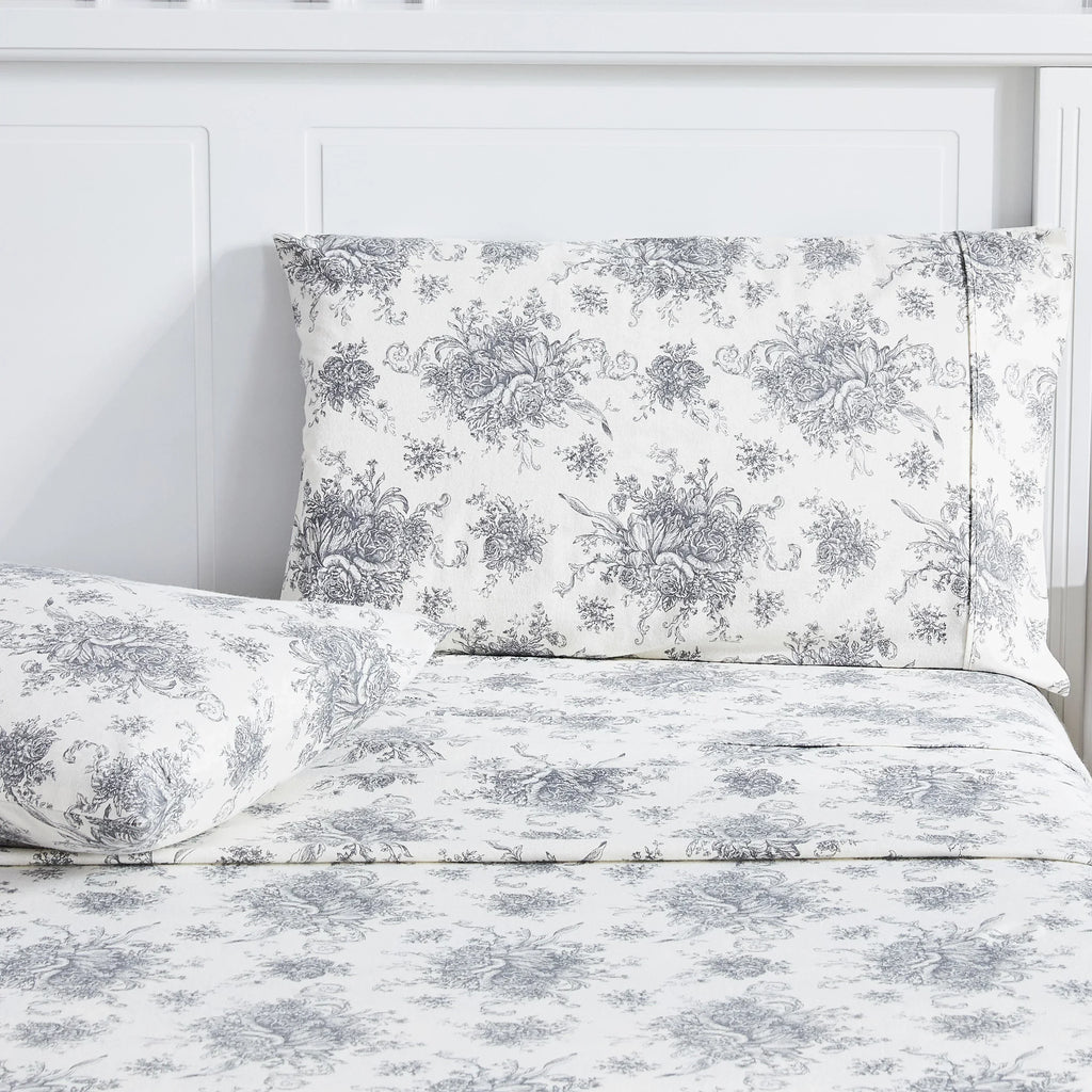 Petit Toile Flannel Sheet Sets Mélange Home