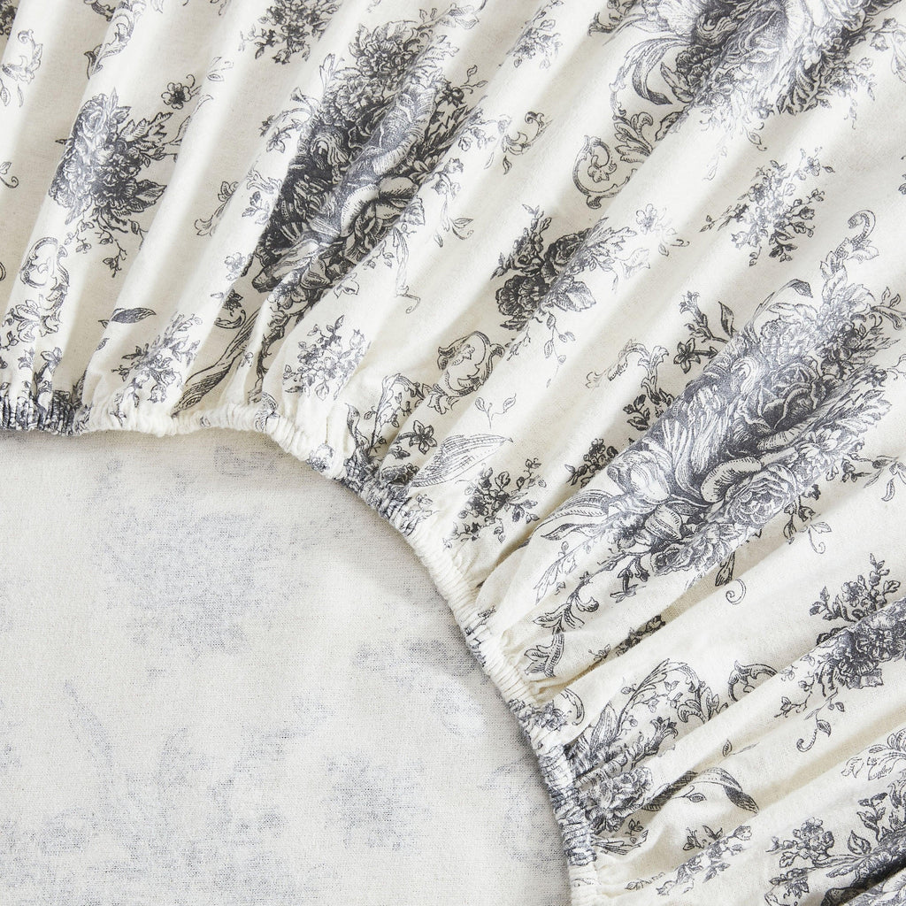 Petit Toile Flannel Sheet Sets Mélange Home