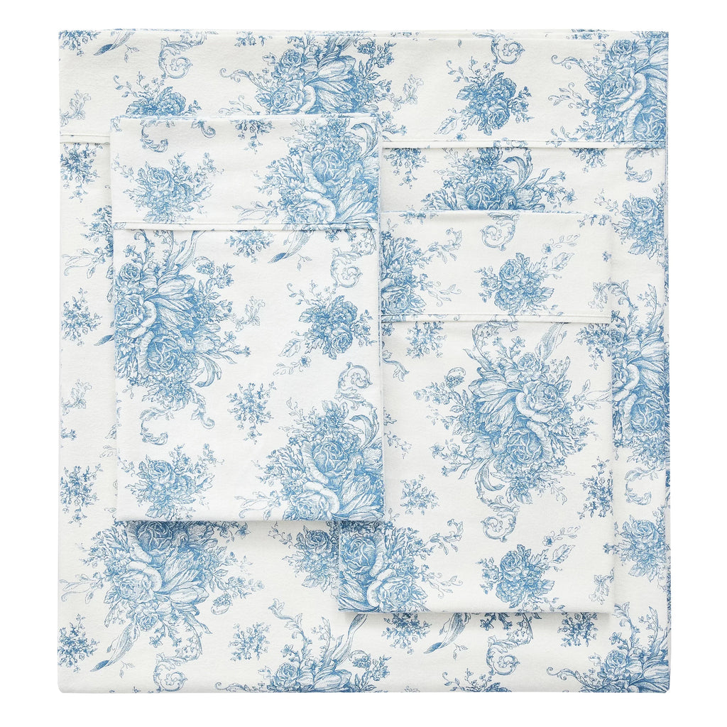 Petit Toile Flannel Sheet Sets Mélange Home