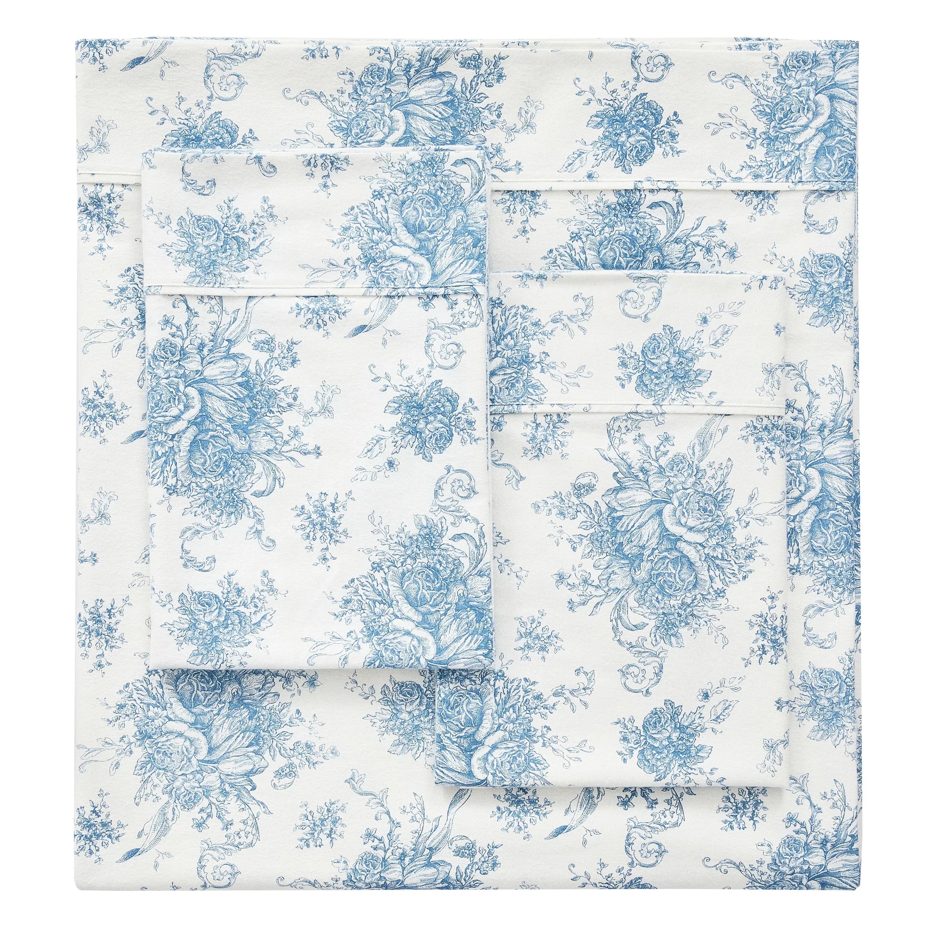 Petit Toile Flannel Sheet Sets Mélange Home