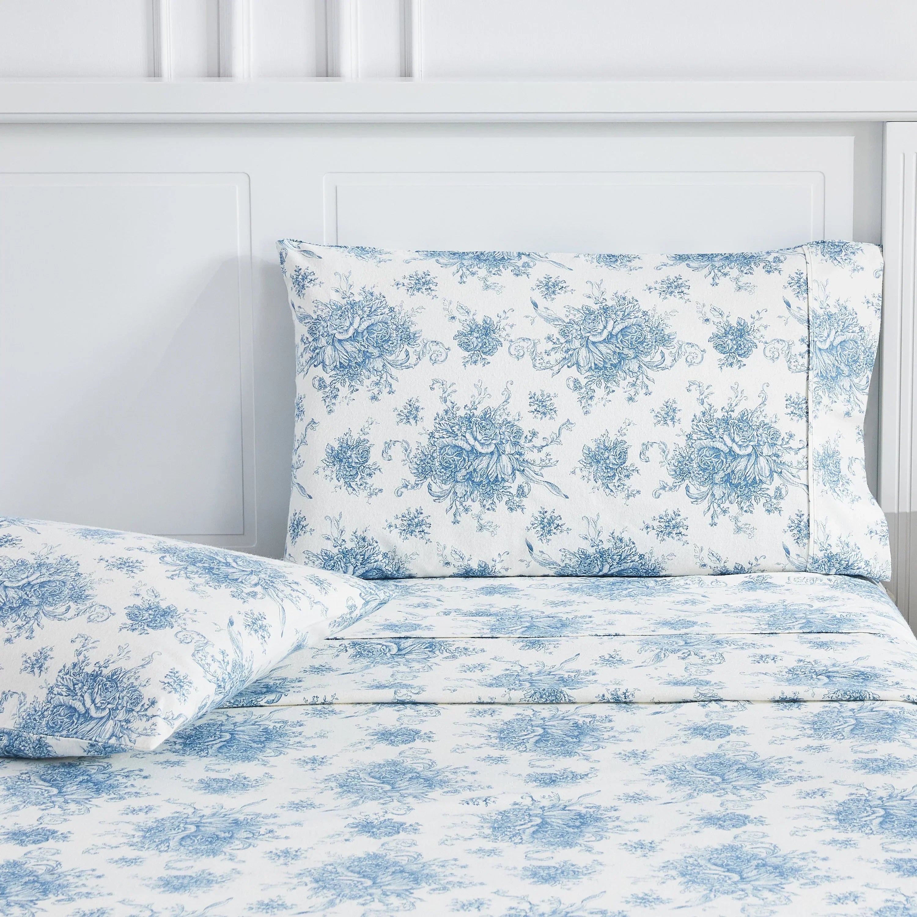 Petit Toile Flannel Sheet Sets Mélange Home