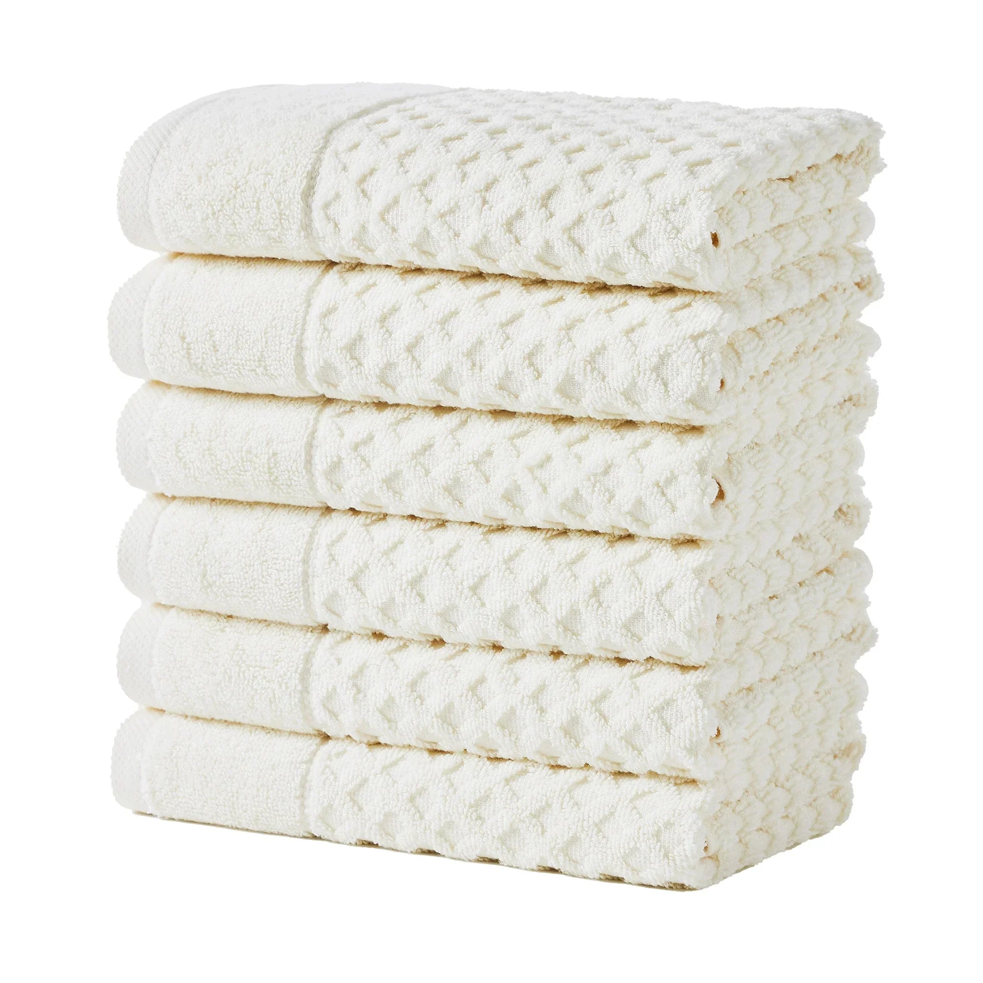 Cotton Diamond Waffle Weave Bath Towel Set - Grayson Collection Great Bay Home