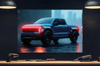 Pickup Truck Neon Wall Art – UV Printed LED Plexiglass Sign for Garage or Workshop Decor | Car Enthusiast Gift | Free Shipping Peony Atelier