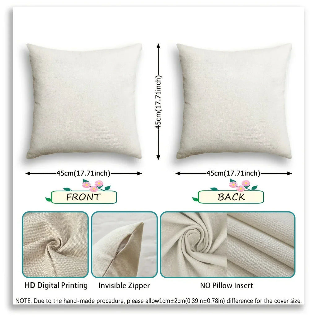 Pillow Covers - Ramadan Print Polyester 45cm