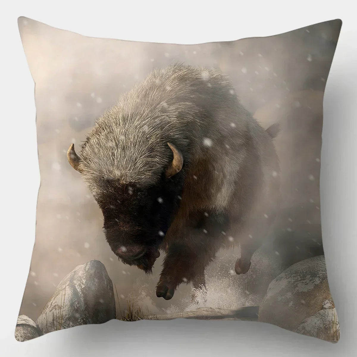 45x45cm Pillow Case Home Decor Pillows Covers Sofa Bedroom Wild Animal Pillow Case Pillows Lion Horse... - House Of Avana