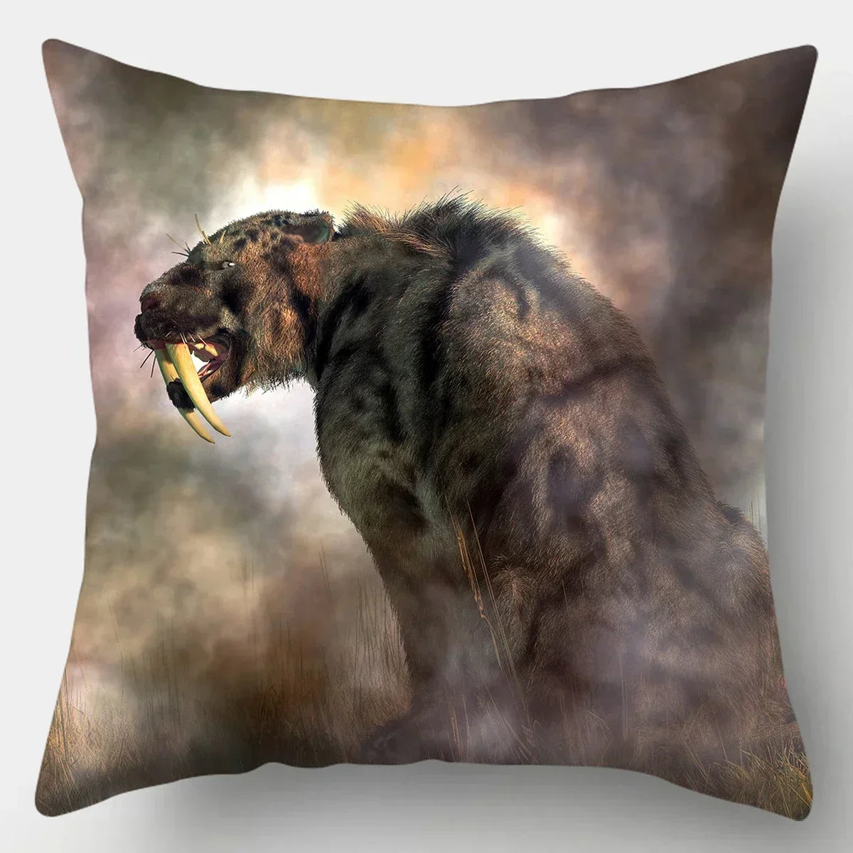 45x45cm Pillow Case Home Decor Pillows Covers Sofa Bedroom Wild Animal Pillow Case Pillows Lion Horse... - House Of Avana