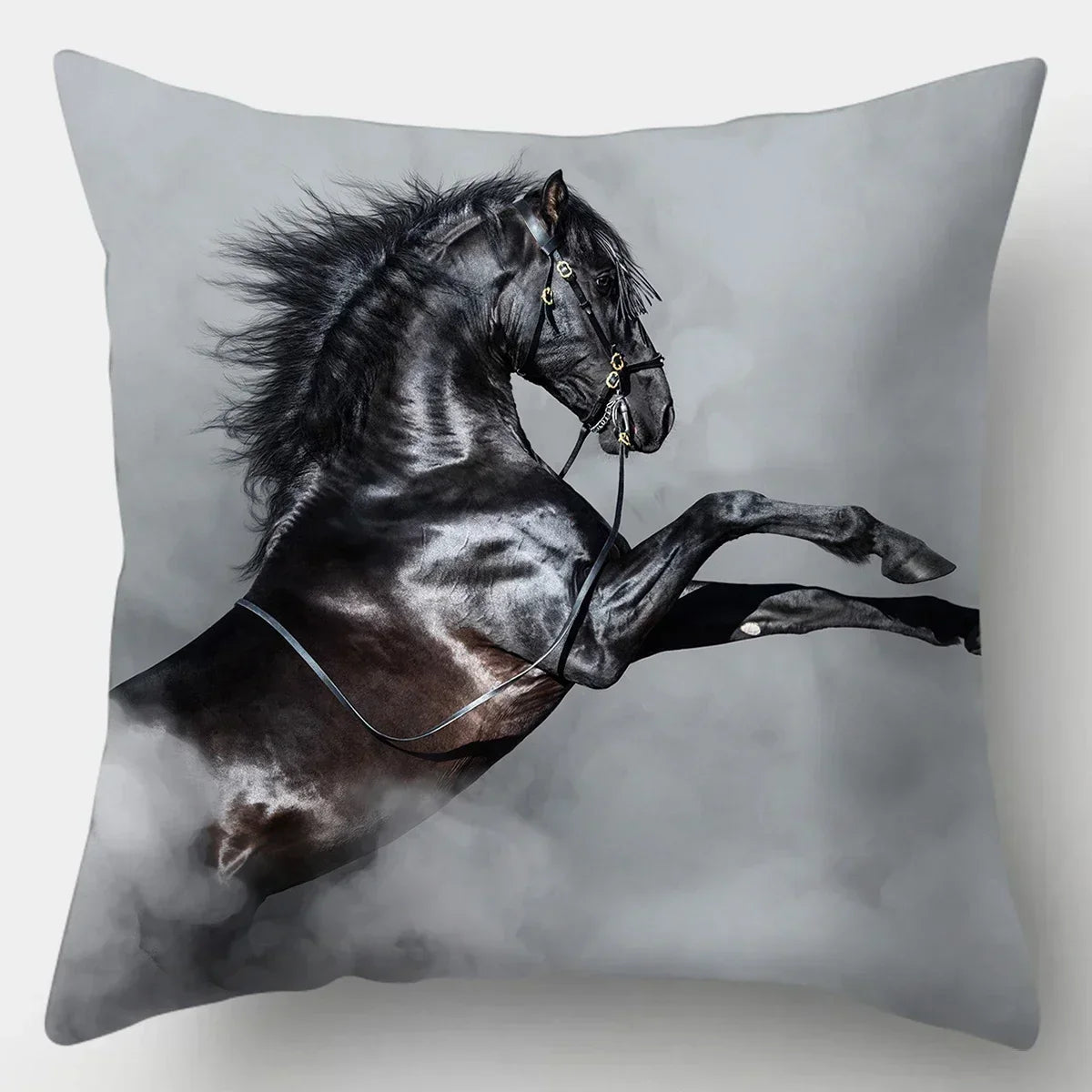 45x45cm Pillow Case Home Decor Pillows Covers Sofa Bedroom Wild Animal Pillow Case Pillows Lion Horse... - House Of Avana