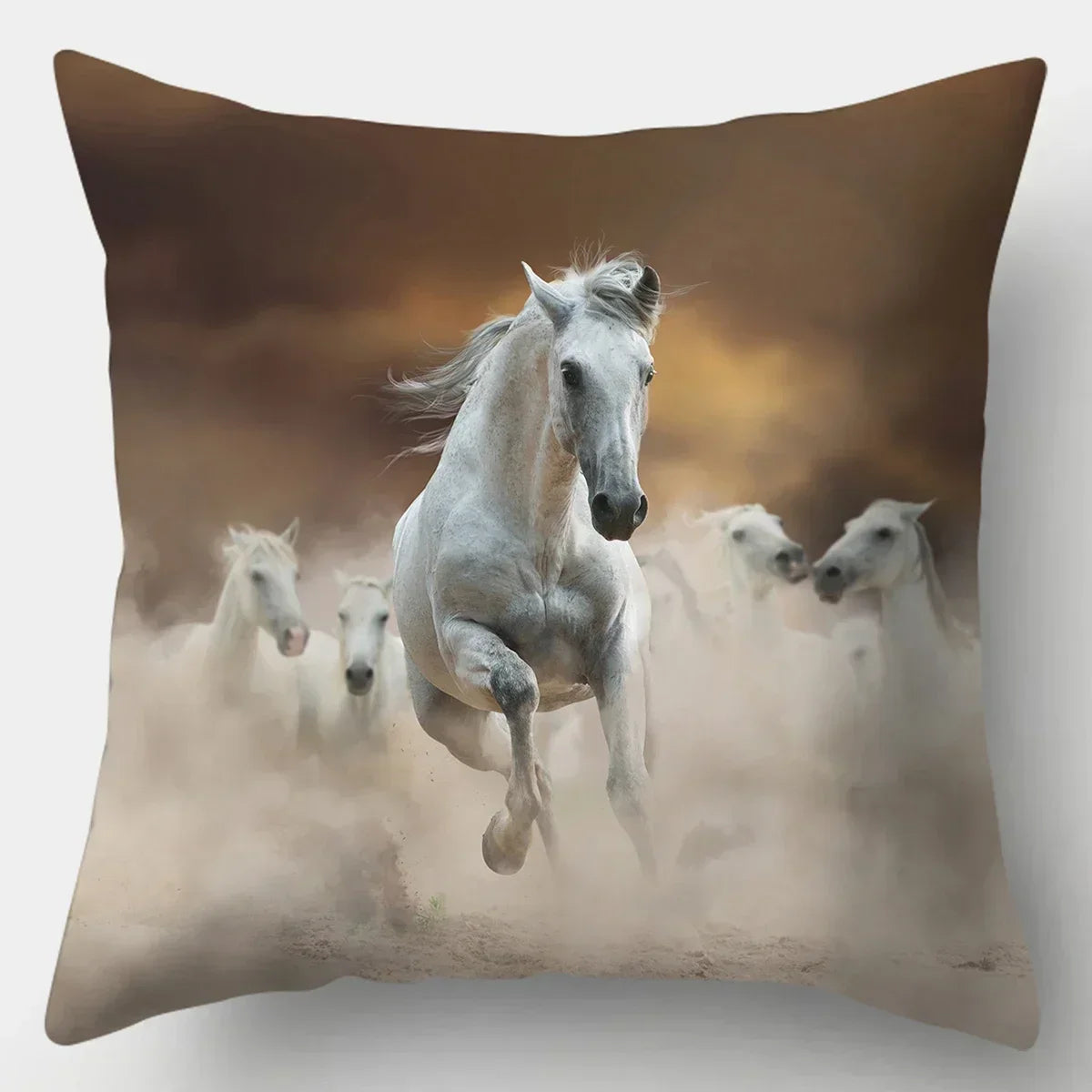 45x45cm Pillow Case Home Decor Pillows Covers Sofa Bedroom Wild Animal Pillow Case Pillows Lion Horse... - House Of Avana