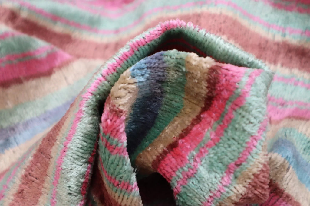 Canvello Luxury Earthtone Stripe Pillow for Couch | X in (40 X Cm), detail shot - House Of Avana