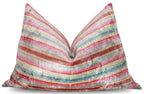 Canvello Luxury Earthtone Stripe Pillow for Couch | X in (40 X Cm), lifestyle image - House Of Avana