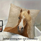 Pillow - Plush Brown 45x45cm