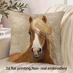Pillow - Plush Brown 45x45cm