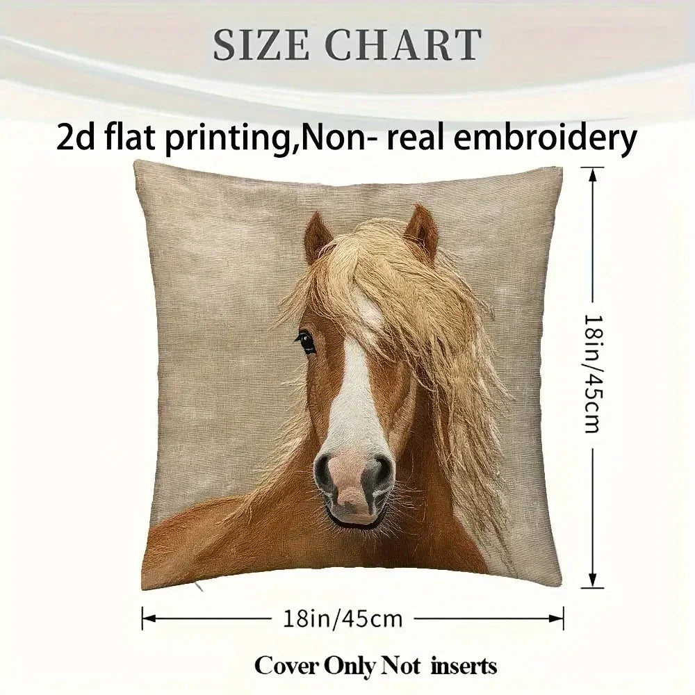 Pillow - Plush Brown 45x45cm