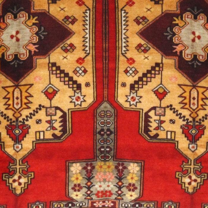 Canvello Heriz Design Velvet Pillow - 20' X 20', back view - House Of Avana