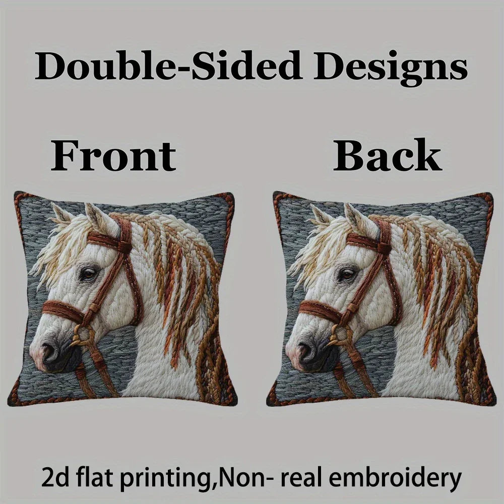Pillowcase - Plush White 45x45cm