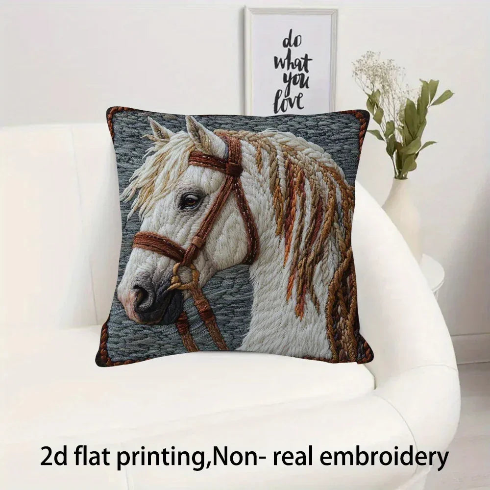 Pillowcase - Plush White 45x45cm