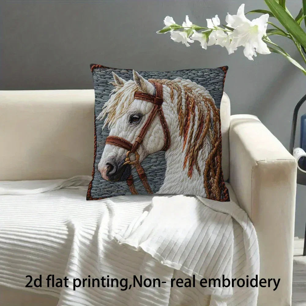Pillowcase - Plush White 45x45cm